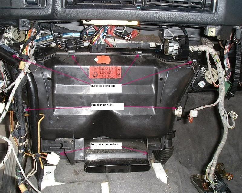 *DIY E34 heater core R&R (IHKA content)